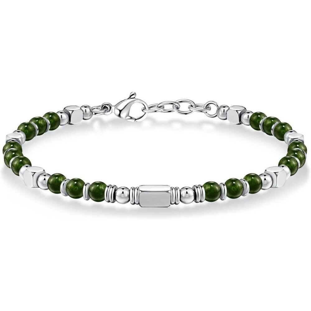 Dark Green Boho Beaded Bracelets for Women Trendy Jewelry Gifts for Lover,Friend